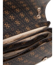 GUESS NOELLE 2 4G Umh&auml;ngetasche / Crossbody Bag braun - Damentaschen - 4