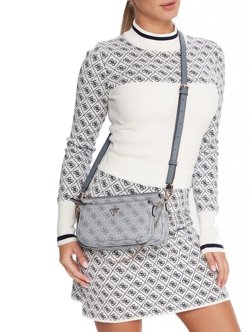 NOELLE 2 Umh&auml;ngetasche Schiefer-Logo - Damentaschen