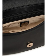 GUESS MIMINA Umh&auml;ngetasche mit &Uuml;berschlag SCHWARZ - Damentaschen - 4