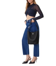 GUESS MERIDIAN 2 Beuteltasche mit Beutel SCHWARZ - Damentaschen - 5