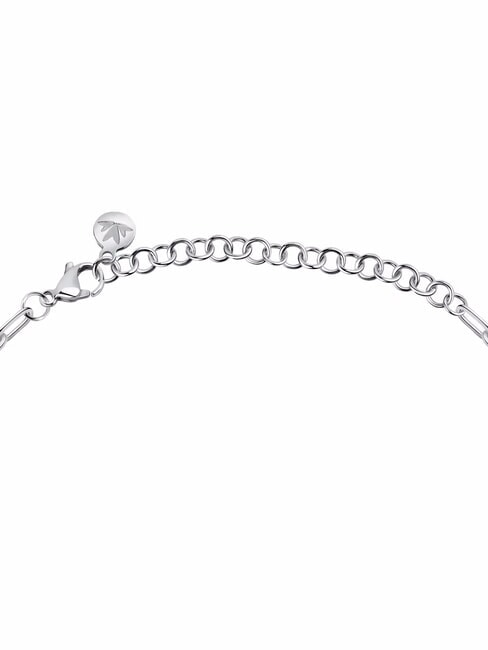 TALISMANI Halskette mit 5 kleinen Herzen STAHL - Halsketten