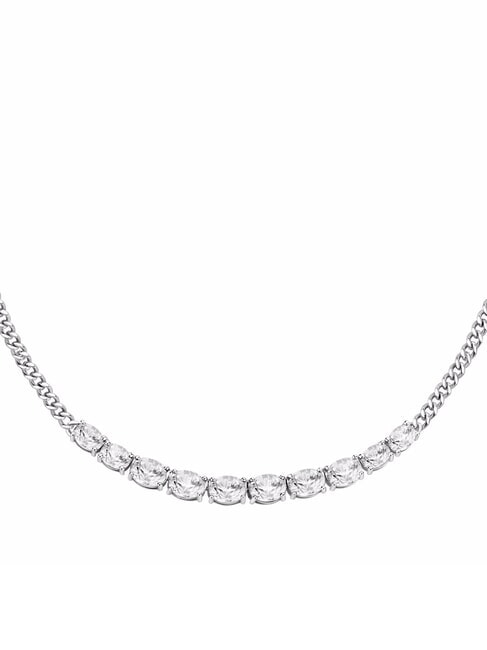 COLORI Halskette mit Zirkonia STAHL - Halsketten