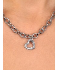 MORELLATO INCONTRI Halskette mit Herz und Kristallen STAHL - Halsketten - 5