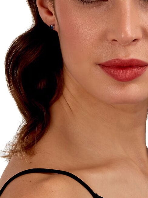 TESORI  Silberohrringe GRAU - Ohrringe