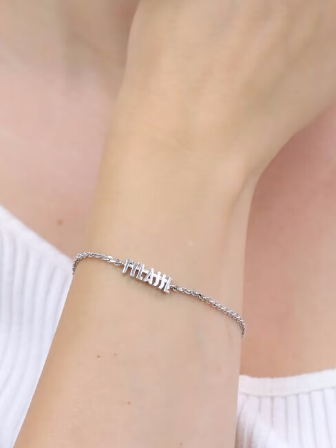 MONTENAPO  925 Silberarmband Stahl - Armb&auml;nder