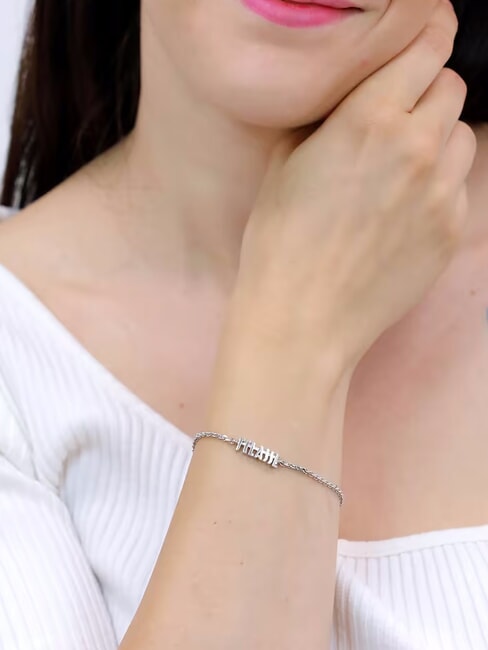 MONTENAPO  925 Silberarmband Stahl - Armb&auml;nder