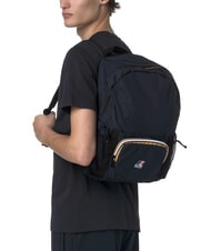 KWAY LE VRAI 4.0 MICHEL Faltbarer Rucksack blaue Tiefe - Rucks&auml;cke f&uuml;r Schule &amp; Freizeit - 5