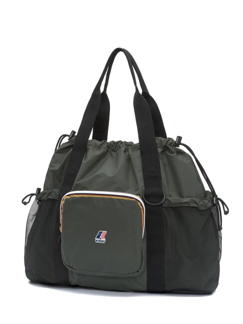 LE VRAI 4.0 JEANETTE Faltbare Schultertasche gr&uuml;n schw&auml;rzlich - Damentaschen