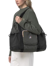 KWAY LE VRAI 4.0 JEANETTE Faltbare Schultertasche gr&uuml;n schw&auml;rzlich - Damentaschen - 5