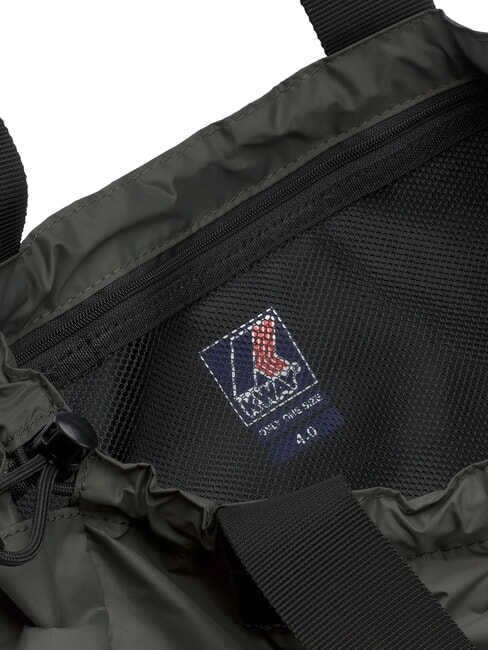 LE VRAI 4.0 VICTORINE Faltbare Schulter-Einkaufstasche gr&uuml;n schw&auml;rzlich - Damentaschen