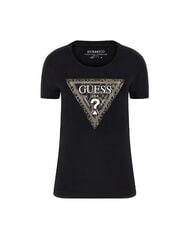GUESS SS CN TRIANGLE PYTHON  jetbla - T-Shirts und Tops f&uuml;r Damen - 4