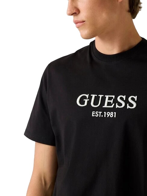 EMBROIDERY Baumwoll-T-Shirt jetbla - Herren-T-Shirts