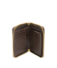 BIASIA EDA Mittelgro&szlig;e Lederbrieftasche mit Rundum-Rei&szlig;verschluss dunkel - Brieftaschen Damen - 2