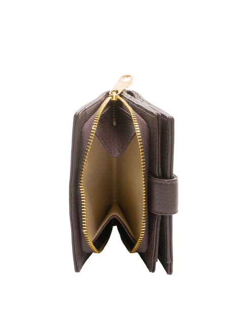 EDA Kompakte Lederbrieftasche prune - Brieftaschen Damen