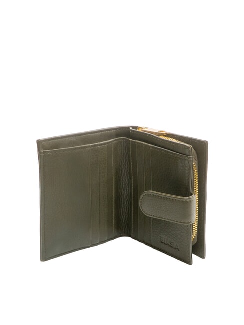 EDA Kompakte Lederbrieftasche Moos - Brieftaschen Damen