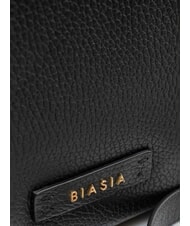 BIASIA CRUSH Lederhandtasche mit Schultergurt Schwarz - Damentaschen - 3