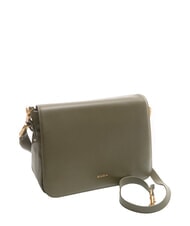 BIASIA NOVEAU Umh&auml;ngetasche aus Leder mit &Uuml;berschlag Moos - Damentaschen - 2