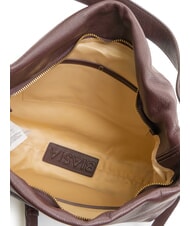 BIASIA NOVEAU Umh&auml;ngetasche aus Leder mit Schultergurt prune - Damentaschen - 5