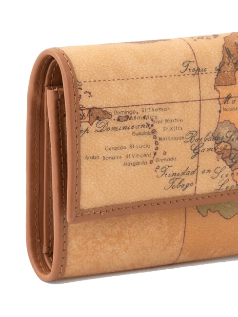 GEO CLASSIC Mittelgro&szlig;e, zweifach gefaltete Brieftasche NAT&Uuml;RLICH - Brieftaschen Damen