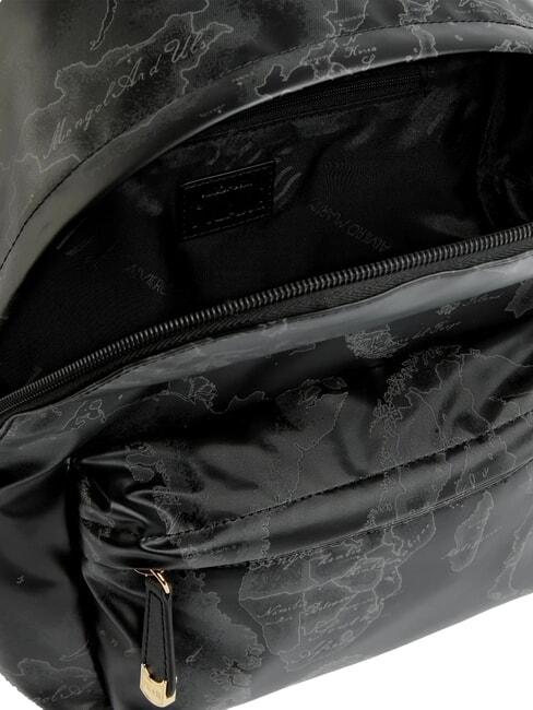 GEO SOFT BLACK Runder Rucksack mit Tasche Schwarz - Damentaschen