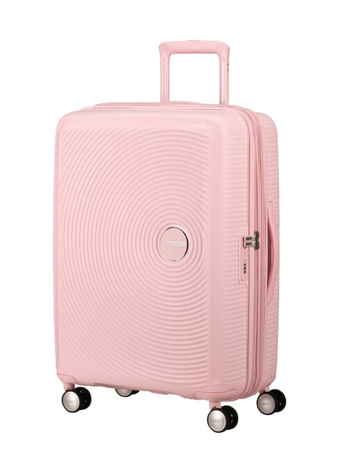SOUNDBOX SPINNER Mittlerer Trolley, erweiterbar Pastellrosa - Harte Trolleys