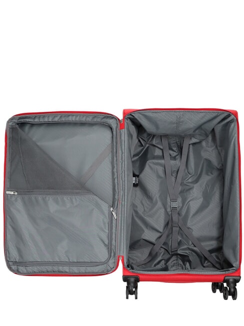 BASE BREEZE Gro&szlig;er, erweiterbarer Trolley ROT - Halbharte Trolleys