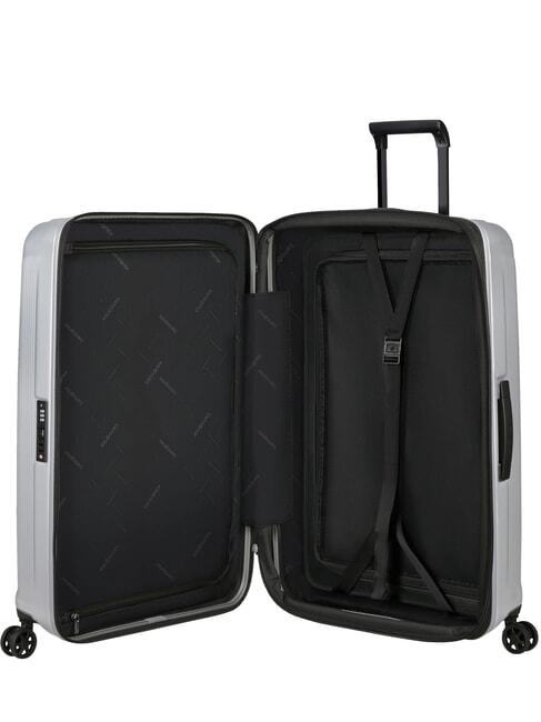 NUON Extra gro&szlig;er, erweiterbarer Trolley mattsil - Harte Trolleys