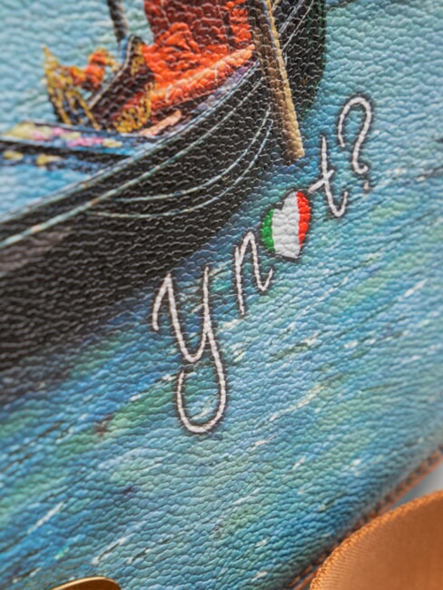 YESBAG Umh&auml;ngetasche mit &Uuml;berschlag Kanal - Damentaschen