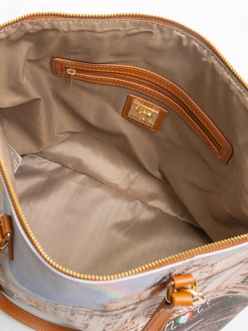 YESBAG  Mittelgro&szlig;e Einkaufstasche Regenbogen Rom - Damentaschen