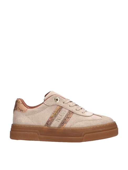 GEO Leder-Sneakers beige / geobeige - Damenschuhe