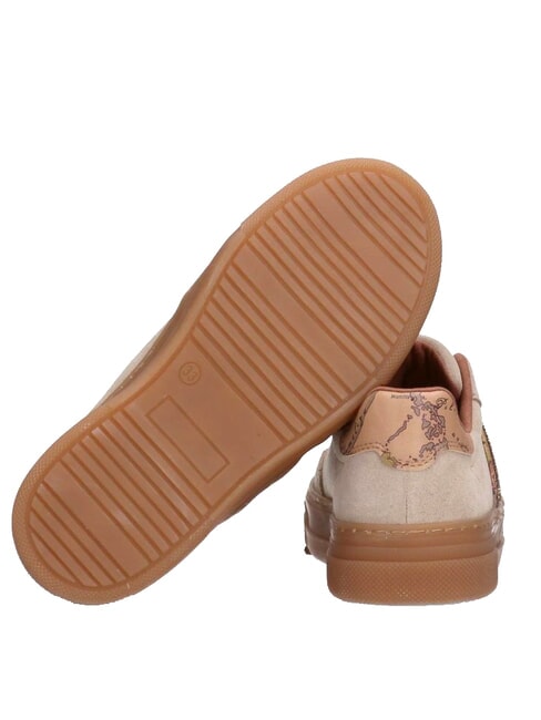 GEO Leder-Sneakers beige / geobeige - Damenschuhe