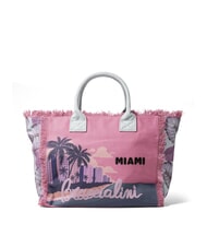 BRACCIALINI SUMMER Canvas-Tragetasche mit Aufdruck Miami - Damentaschen - 3