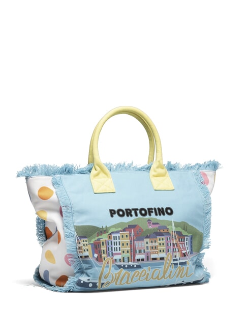 SUMMER Canvas-Tragetasche mit Aufdruck Portofino - Damentaschen