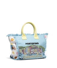 BRACCIALINI SUMMER Canvas-Tragetasche mit Aufdruck Portofino - Damentaschen - 2