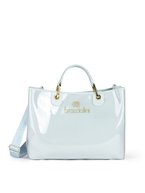 BETH JELLY Kleine gl&auml;nzende Handtasche mit Beutel paradiesisch - Damentaschen