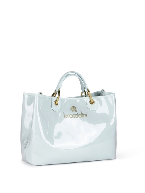 BETH JELLY Kleine gl&auml;nzende Handtasche mit Beutel paradiesisch - Damentaschen