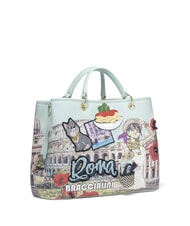 BRACCIALINI CARTOLINE ROME Handtasche mit Schultergurt - Damentaschen