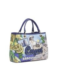 BRACCIALINI CARTOLINE CAPRI Handtasche mit Schultergurt - Damentaschen