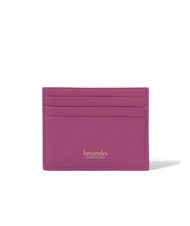 BRACCIALINI BASIC Flaches Kartenetui aus Leder Rot - Brieftaschen Damen - 2