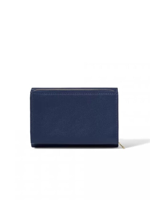 BASIC Mittelgro&szlig;e Brieftasche aus Leder Blau - Brieftaschen Damen