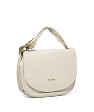 BRACCIALINI GRETA Ledertasche mit Schultergurt Beige - Damentaschen - 2