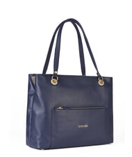 BRACCIALINI NORA Umh&auml;ngetasche aus Leder mit Tasche Blau - Damentaschen - 2