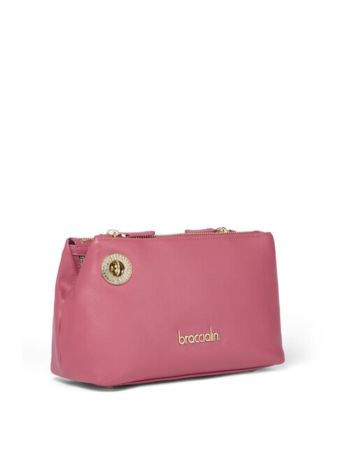 NORA Kleine Umh&auml;ngetasche aus Leder Rot - Damentaschen