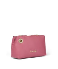 BRACCIALINI NORA Kleine Umh&auml;ngetasche aus Leder Rot - Damentaschen - 2