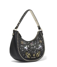 BRACCIALINI ROCK Hobo-Umh&auml;ngetasche mit Schultergurt Schwarz - Damentaschen - 2