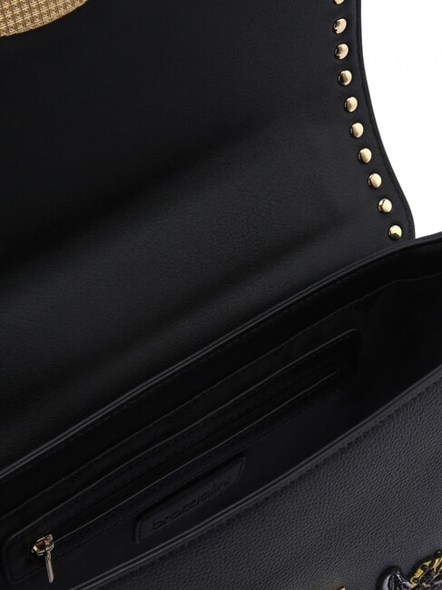 ROCK Wandelbare Tasche mit Klappe Schwarz - Damentaschen