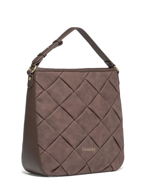 ICONS Hobo-Umh&auml;ngetasche mit Schultergurt braun - Damentaschen