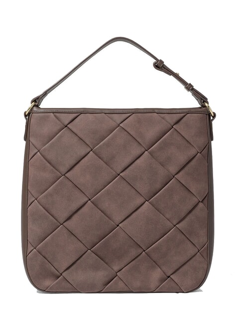 ICONS Hobo-Umh&auml;ngetasche mit Schultergurt braun - Damentaschen