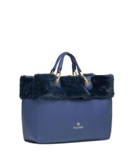 BRACCIALINI BETH FUR Handtasche mit Clutch Blau - Damentaschen - 3