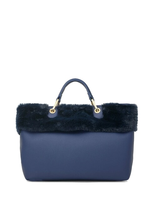 BETH FUR Handtasche mit Clutch Blau - Damentaschen